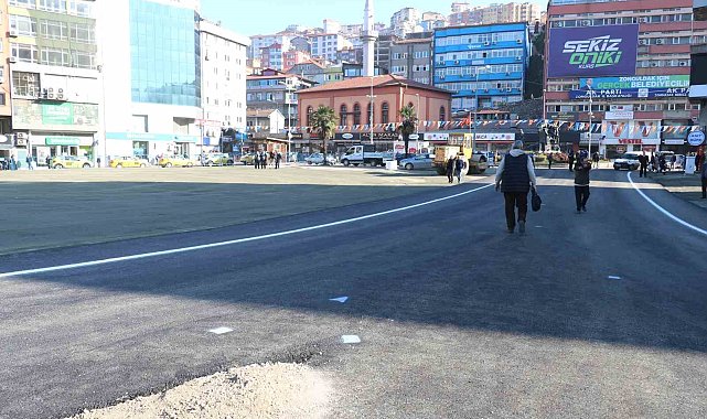 Cumhurbaşkanı Erdoğan'ın Zonguldak mitingi öncesi hazırlıklar sürüyor