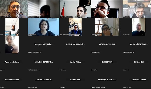 DAP bölgesi kadın kooperatifleriyle online toplantı yapıldı