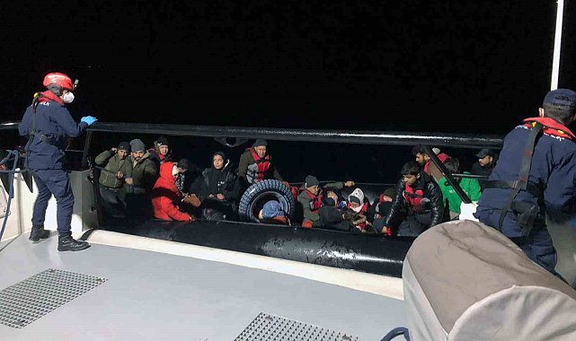 Datça'da 31 düzensiz göçmen yakalandı