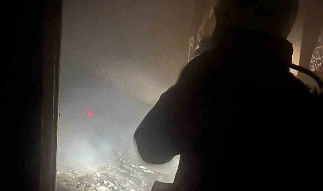 Defne'de ev yangını söndürüldü