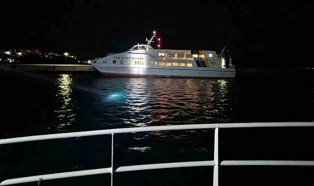 Deniz ortasında mahsur kaldılar