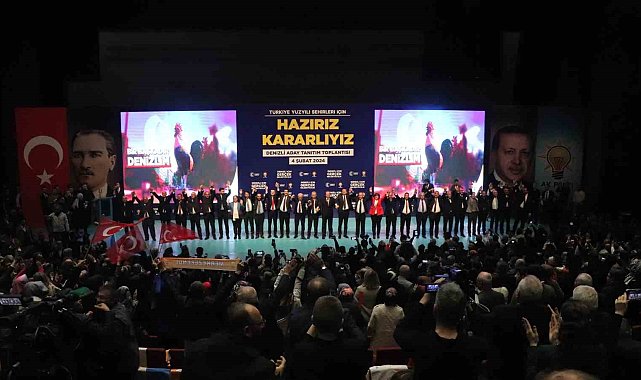 Denizli AK Parti&#039;de 19 ilçenin belediye başkan adaylarını açıkladı