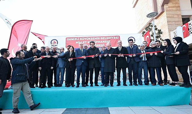 Denizli Büyükşehir Millet Kütüphanesi hizmete açıldı