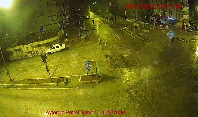 Deprem anının KGYS kameralarına yansıyan yeni görüntüleri