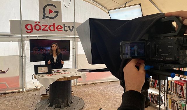 Deprem sonrası bir yıldır çadırdan yayın yapıyorlar