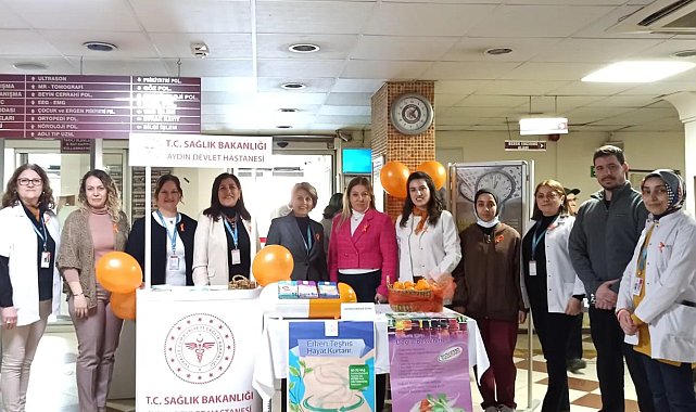 Devlet Hastanesi'nde kansere dikkat çekildi