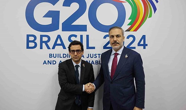 Dışişleri Bakanı Fidan, Fransız mevkidaşı Sejourne ile görüştü