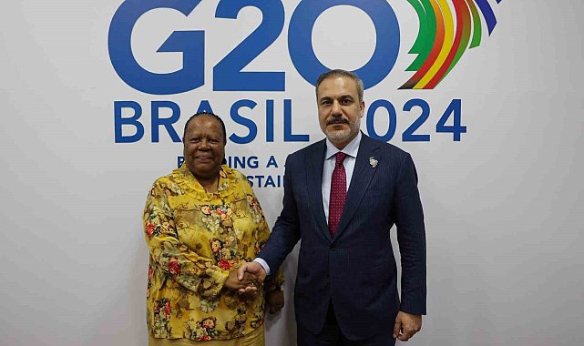 Dışişleri Bakanı Fidan, Güney Afrika Cumhuriyeti Uluslararası İlişkiler ve İşbirliği Bakanı Naledi Pandor ile görüştü