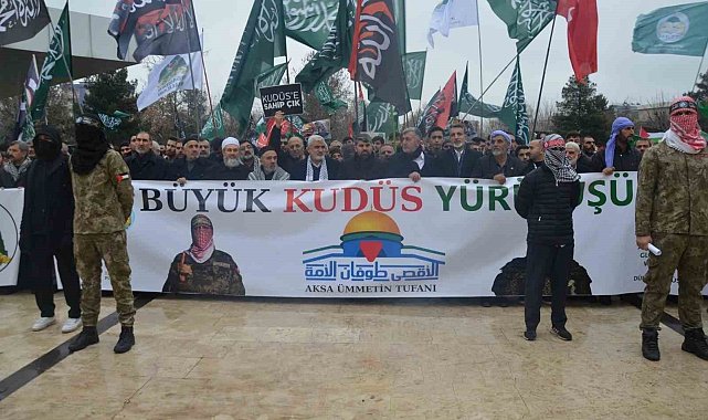 Diyarbakır'da "Büyük Kudüs Yürüyüşü" yapıldı