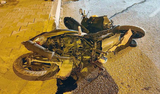 Ehliyetsiz sürücü motosikletliyi biçti
