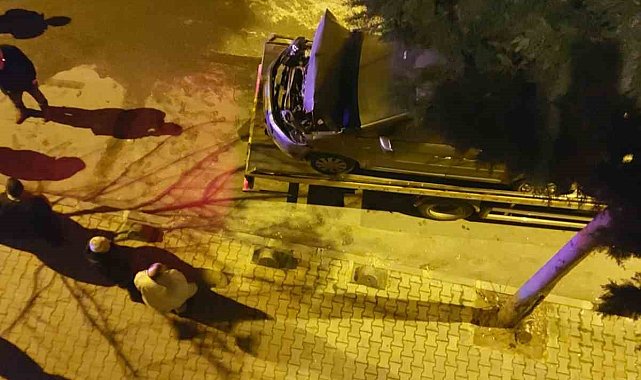 Ehliyetsiz ve alkollü olduğu iddia edilen sürücü park halindeki araçlara çarptı