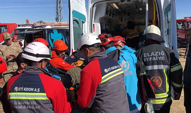 Elazığ'da maden ocağında göçük: 3 işçi kurtarıldı, 1 işçi göçük altında