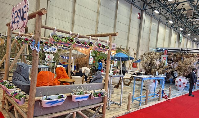 EMİTT Turizm Fuarında Çeşme standına büyük ilgi