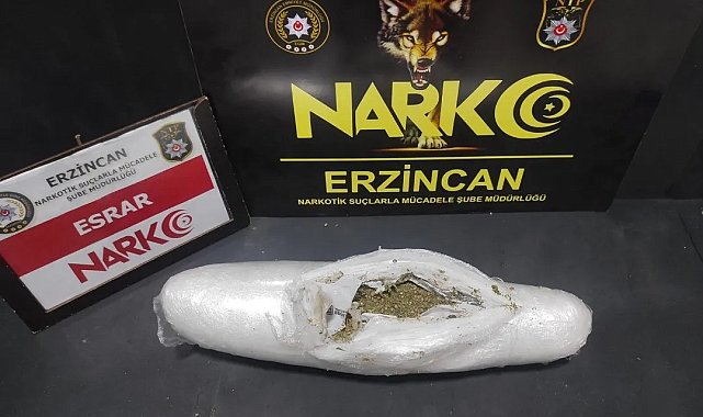 Erzincan'da uyuşturucu operasyonu: 5 gözaltı