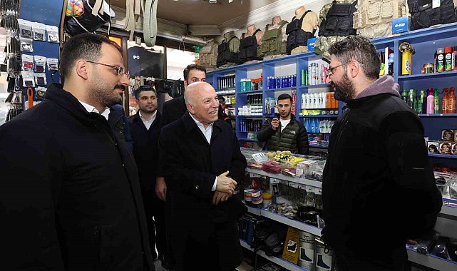 Erzurum esnafından Başkan Sekmen'e yatırım teşekkürü