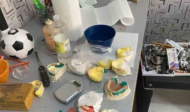 Evini diş kliniğine çeviren sahte doktor operasyonla yakalandı