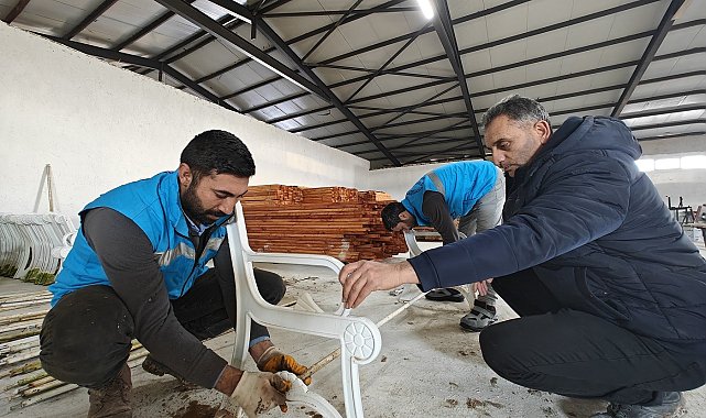 Eyyübiye Belediyesinin dev tesisinde üretim başladı