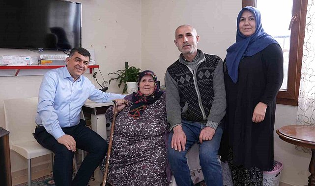 Fadıloğlu, Pervin Orhan'ı evinde ziyaret etti