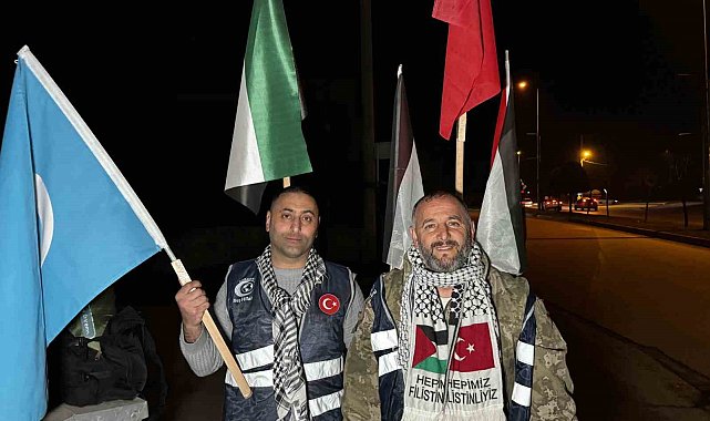 Filistin'e özgürlük için Ankara'ya yürüyorlar