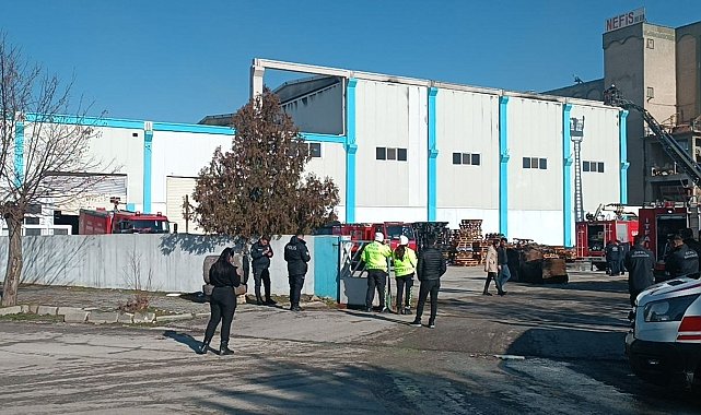 Gaziantep'te kumaş fabrikasında yangın