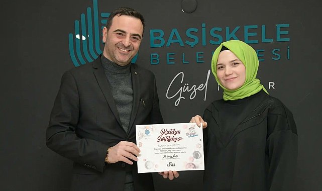 Geleceğin pasta şefleri sertifikalarını aldı