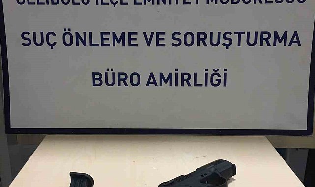 Gelibolu'da havaya rastgele ateş açan 15 yaşındaki çocuk polis tarafından yakalandı