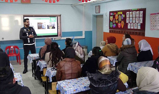 Gercüş'te velilere 'En iyi narkotik polisi anne' eğitimi verildi