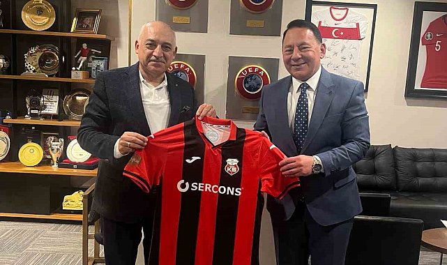GMG Kastamonuspor Başkanı Cengiz Aygün'den, Başkan Büyükekşi'ye ziyaret