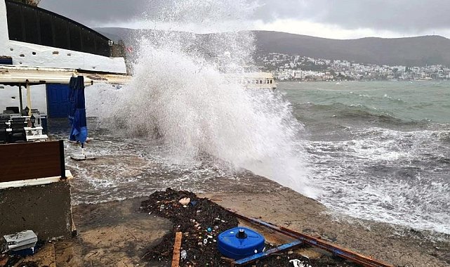 Güney Ege Denizi'nde fırtına uyarısı