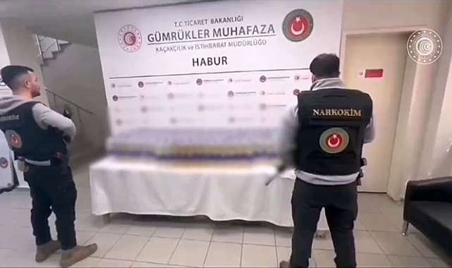Habur Sınır Kapısı'nda 345 kilo metamfetamin ele geçirildi
