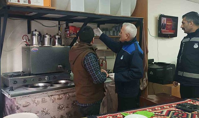 Hakkari'deki çay ocaklarında hijyen denetimi