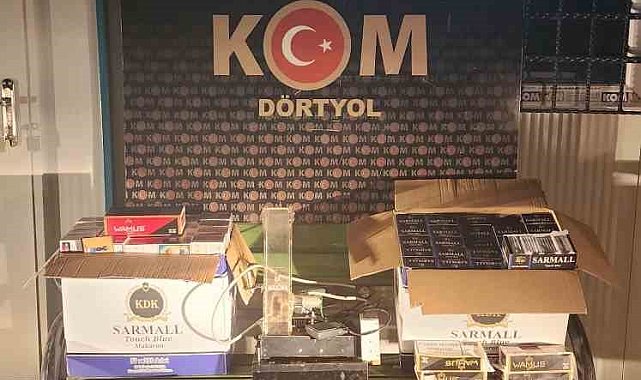 Hatay'da kaçak tütün operasyonu