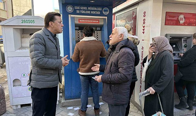 Hatipoğlu 'sumatik' kuyruğu oluşturan vatandaşlara çözüm sözü verdi