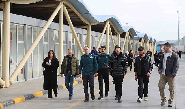 Iğdır Üniversitesi öğrencilerinden Dilucu Sınır Kapısı'na teknik gezi