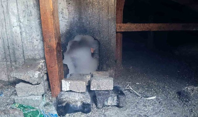 Iğdır'da okulda yangın paniği