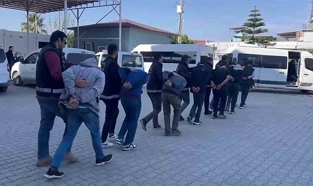 İskenderun'da 7 şüpheli şahıs yakalandı