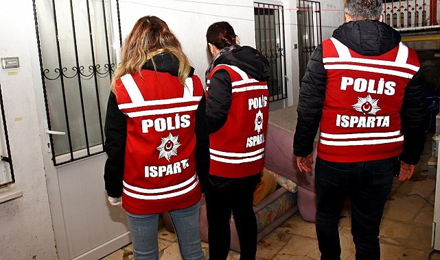 Isparta'da fuhuş operasyonu: 8 şahsa 104 bin 960 TL para cezası