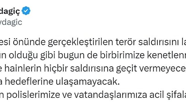 İTO Başkanı Şekib Avdagiç, Çağlayan Adliyesi önündeki saldırıyı kınadı
