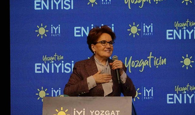 İYİ Parti Genel Başkanı Akşener: "En düşük emekli maaşı asgari ücret kadar olmalıdır"