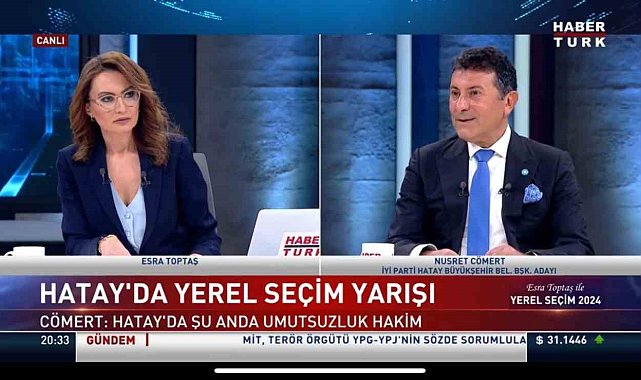 İYİ Parti Hatay Büyükşehir Belediye Başkan Adayı Cömert: "Hayatımın bu bölümünü Hatay'a adamak istedim"