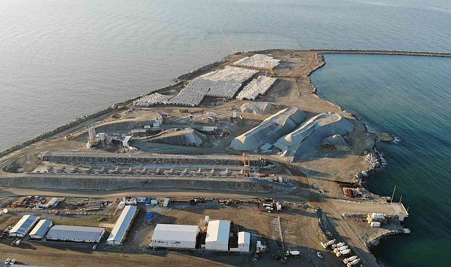 İyidere Lojistik Merkezi dolgusunda sona yaklaşıldı