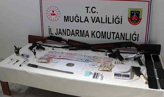 Jandarmadan Muğla ve Aydın&#039;da uyuşturucu operasyonu