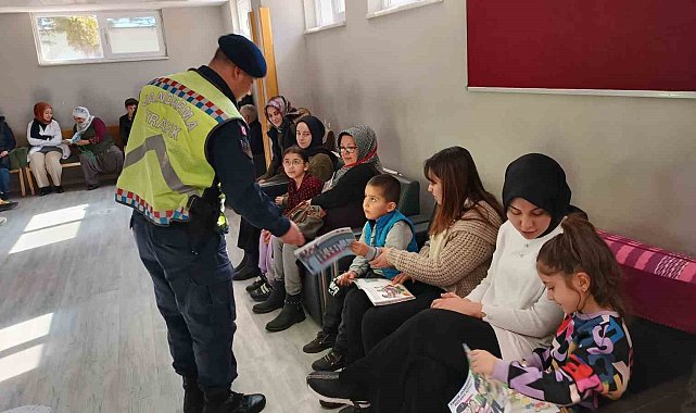 Jandarmadan özel öğrencilere trafik eğitimi