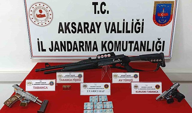 Jandarmadan uyuşturucu ve kaçak silah operasyonu