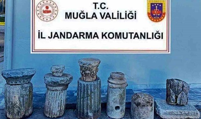 Jandarmadan Yatağan'da tarihi eser operasyonu