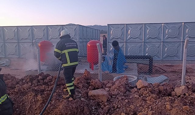 Jeneratörde çıkan yangın kısa sürede söndürüldü