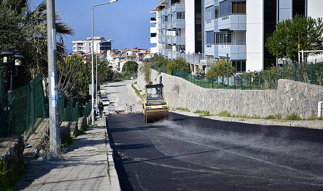 Kadınlar Denizi Mahallesi'nde asfalt çalışması başladı