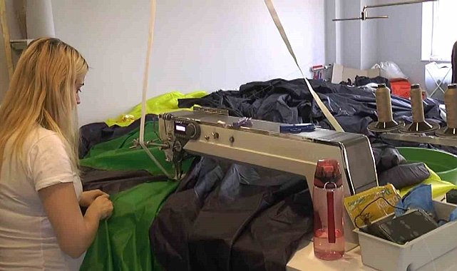 Kapadokya'da yerli ve milli balon üretimi devam ediyor
