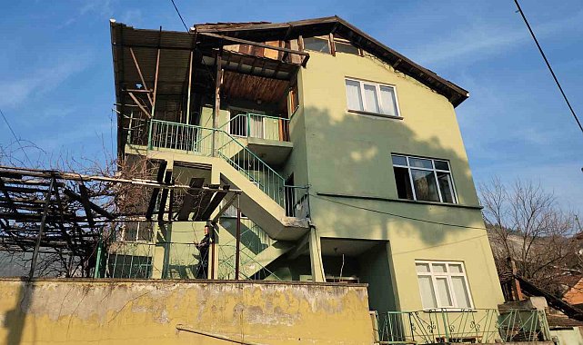 Karabük'te ev yangını