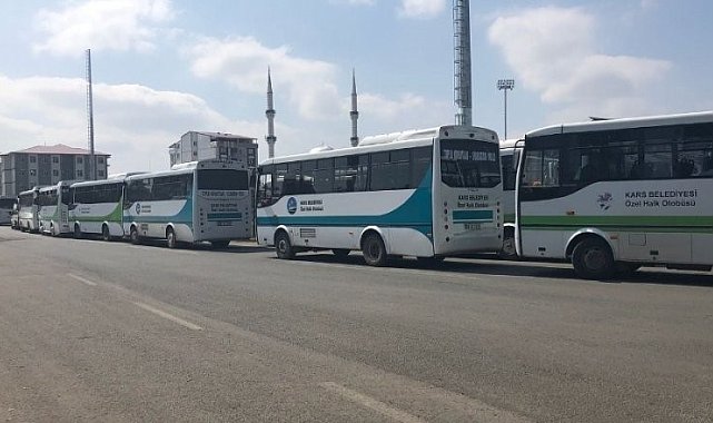 Kars'ta vatandaşlar dolmuş fiyatlarına tepkili